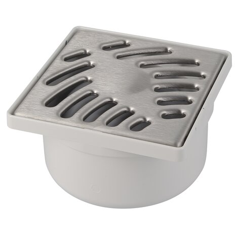 Κατακόρυφη έξοδος με ανοξείδωτο σχαράκι