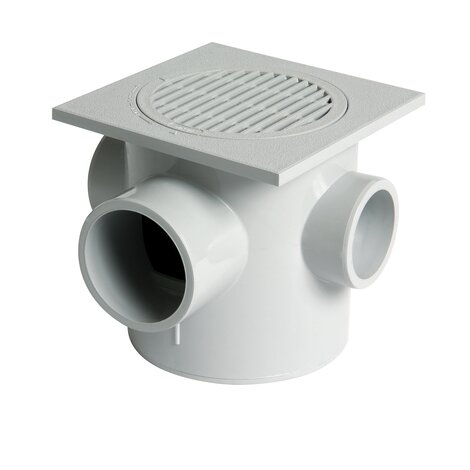 Σιφώνι δαπέδου WC με 3 εισόδους